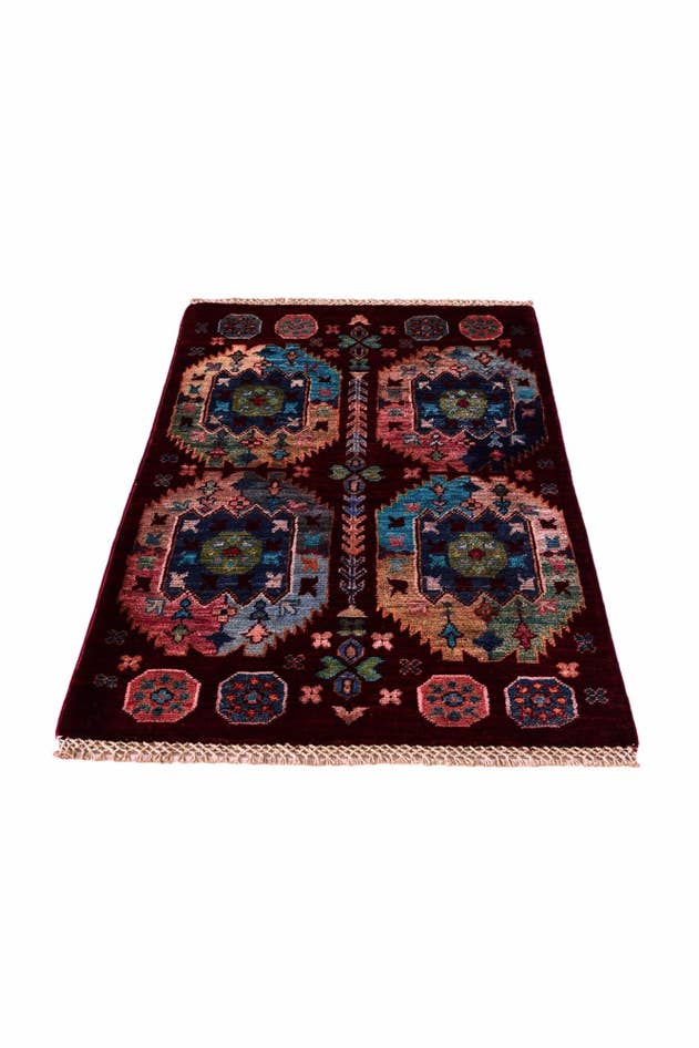 Detail image of 2' 1 x 3' 1 Hand Knotted Ariana Ziegler Rug