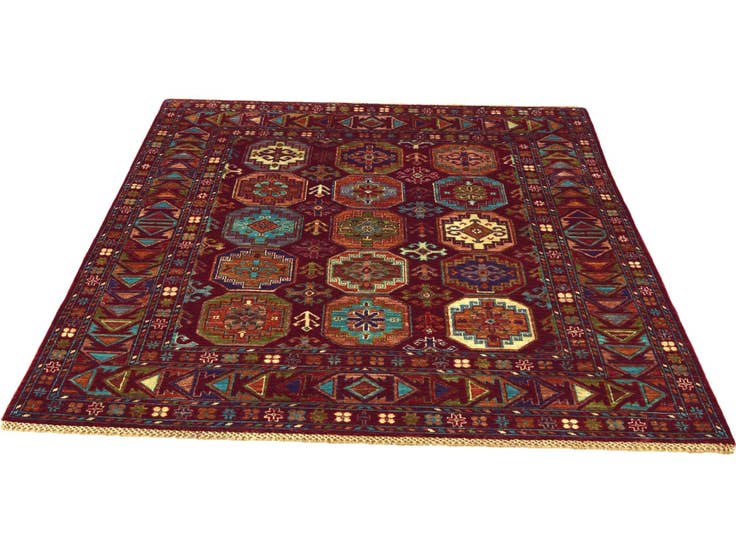 Detail image of 5' 2 x 6' 8 Hand Knotted Ariana Ziegler Rug