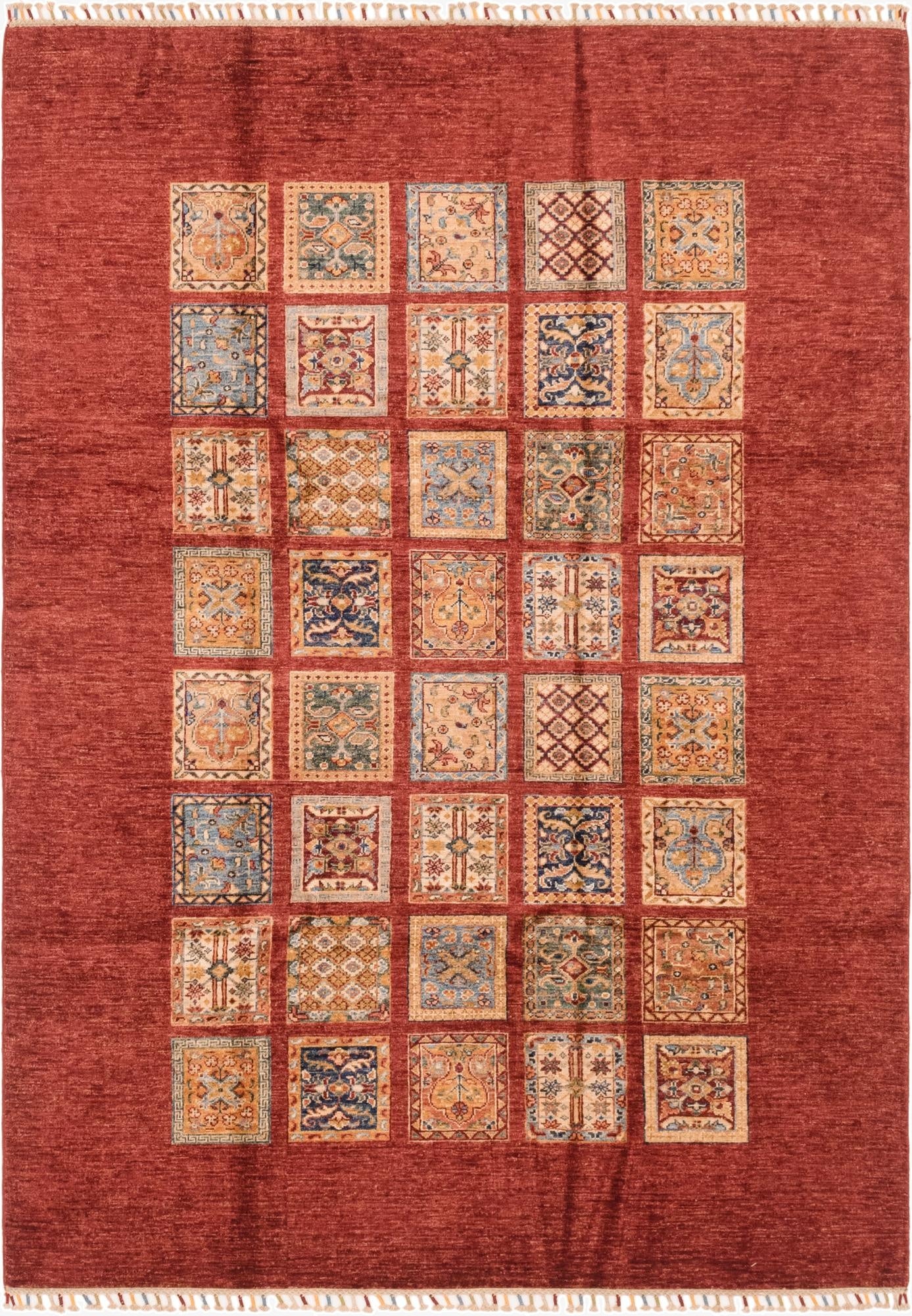 5' 8 x 8' 2  Hand Knotted Ariana Ziegler Rug