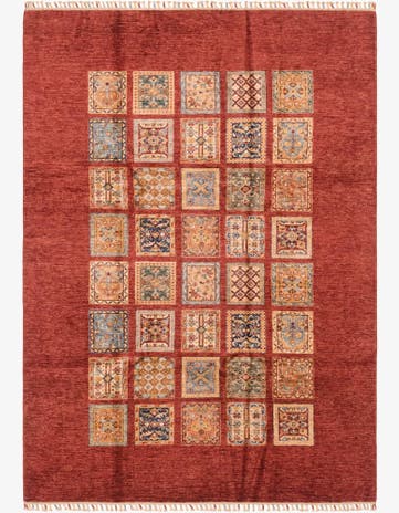 5' 8 x 8' 2 Hand Knotted Ariana Ziegler Rug