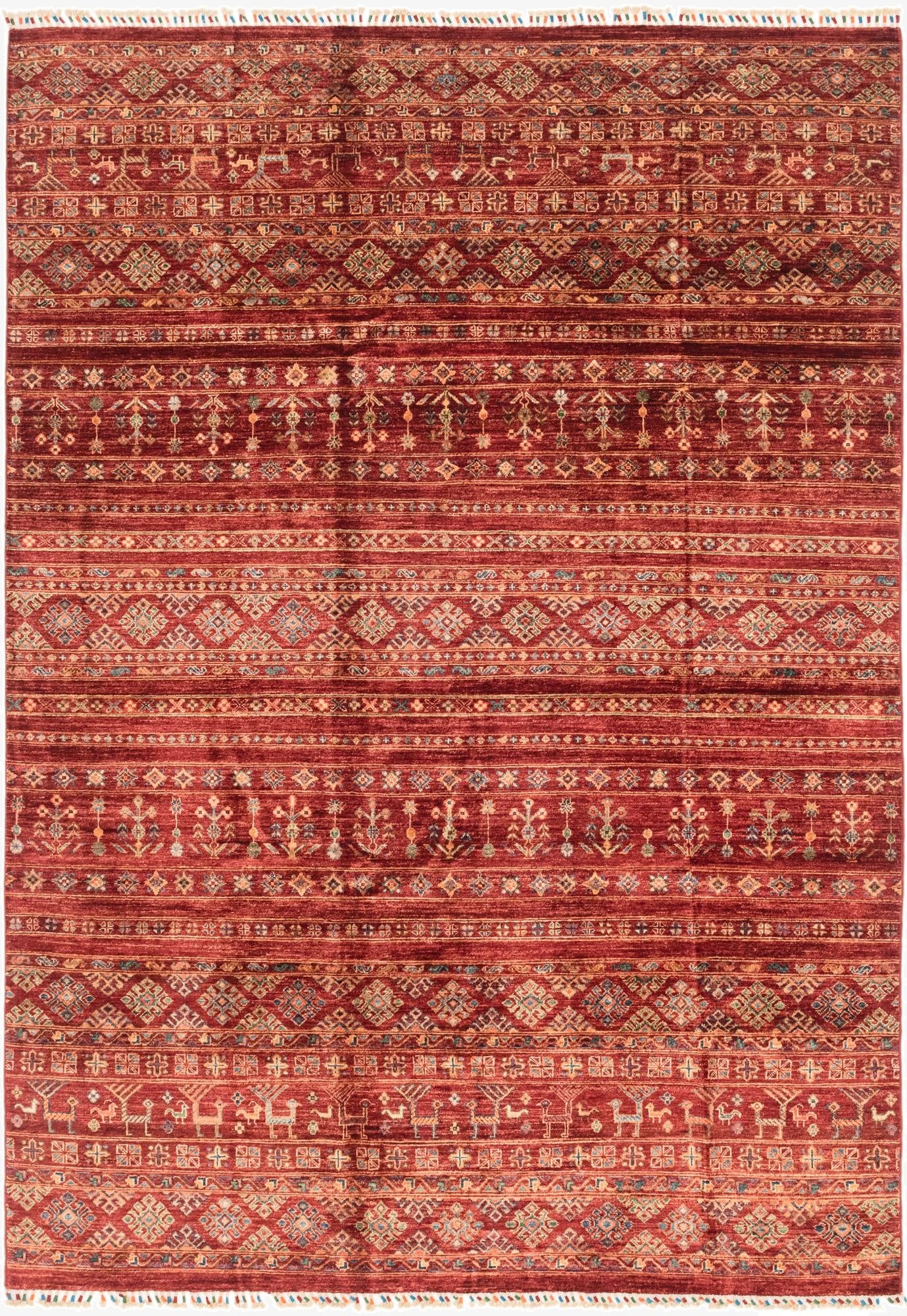 7' x 10'  Hand Knotted Ariana Ziegler Rug