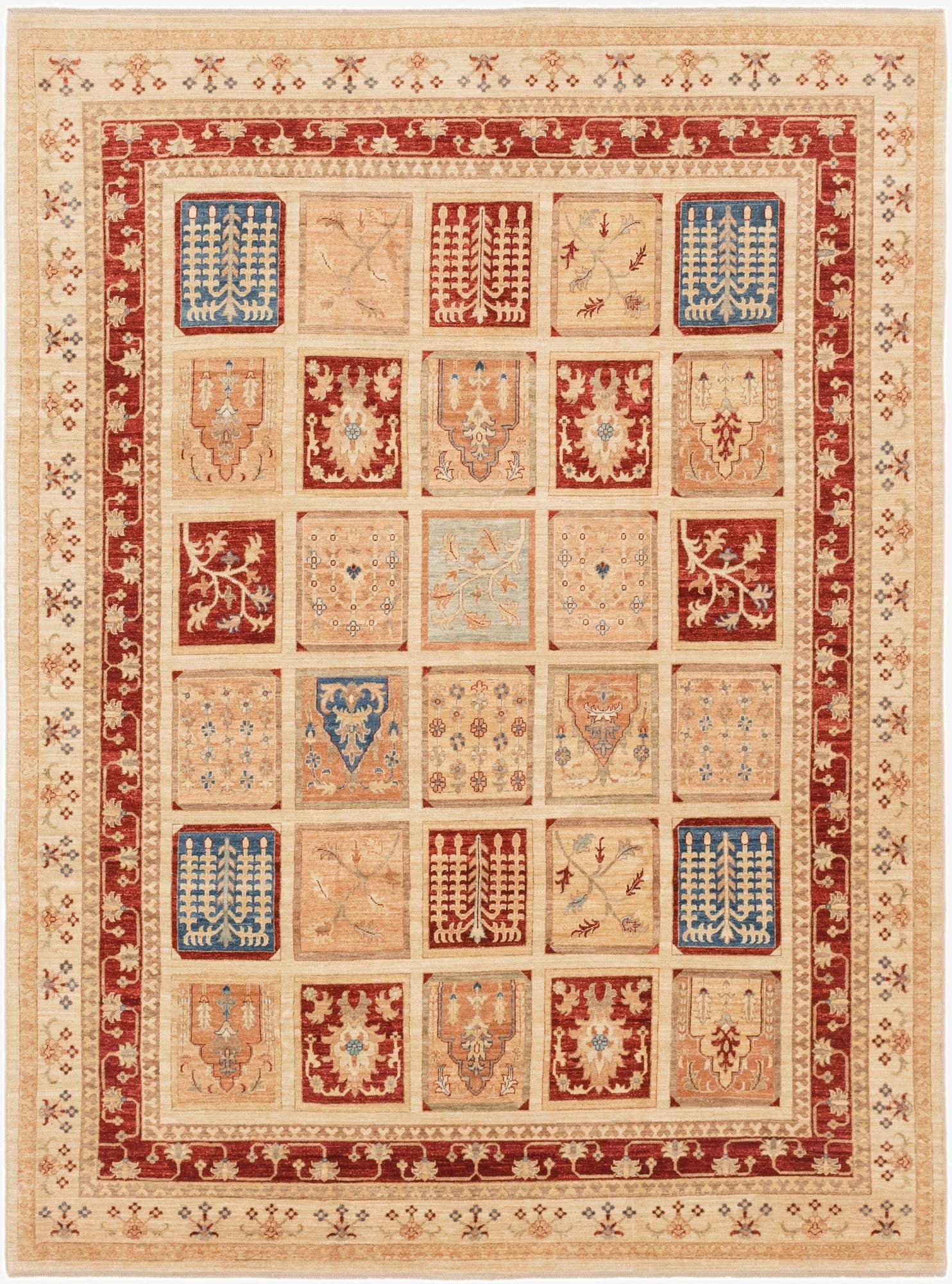 8' 2 x 11'  Hand Knotted Ariana Ziegler Rug