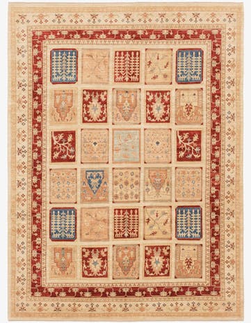 8' 2 x 11' Hand Knotted Ariana Ziegler Rug