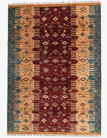 6' 10 x 9' 7 Hand Knotted Ariana Ziegler Oriental Rug