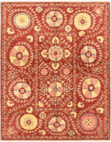 5' 2 x 6' 8 Hand Knotted Ariana Ziegler Oriental Rug