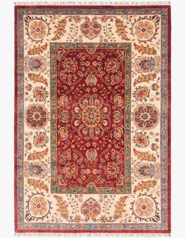 7' x 10' 2 Hand Knotted Ariana Ziegler Rug