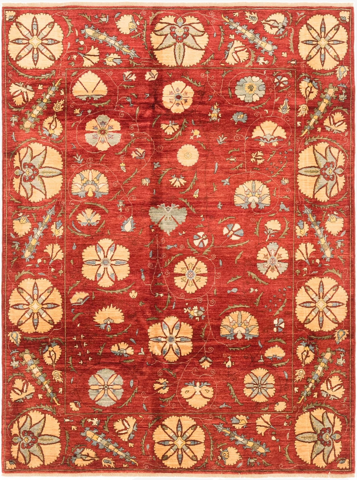 5' 10 x 7' 10  Hand Knotted Ariana Ziegler Oriental Rug
