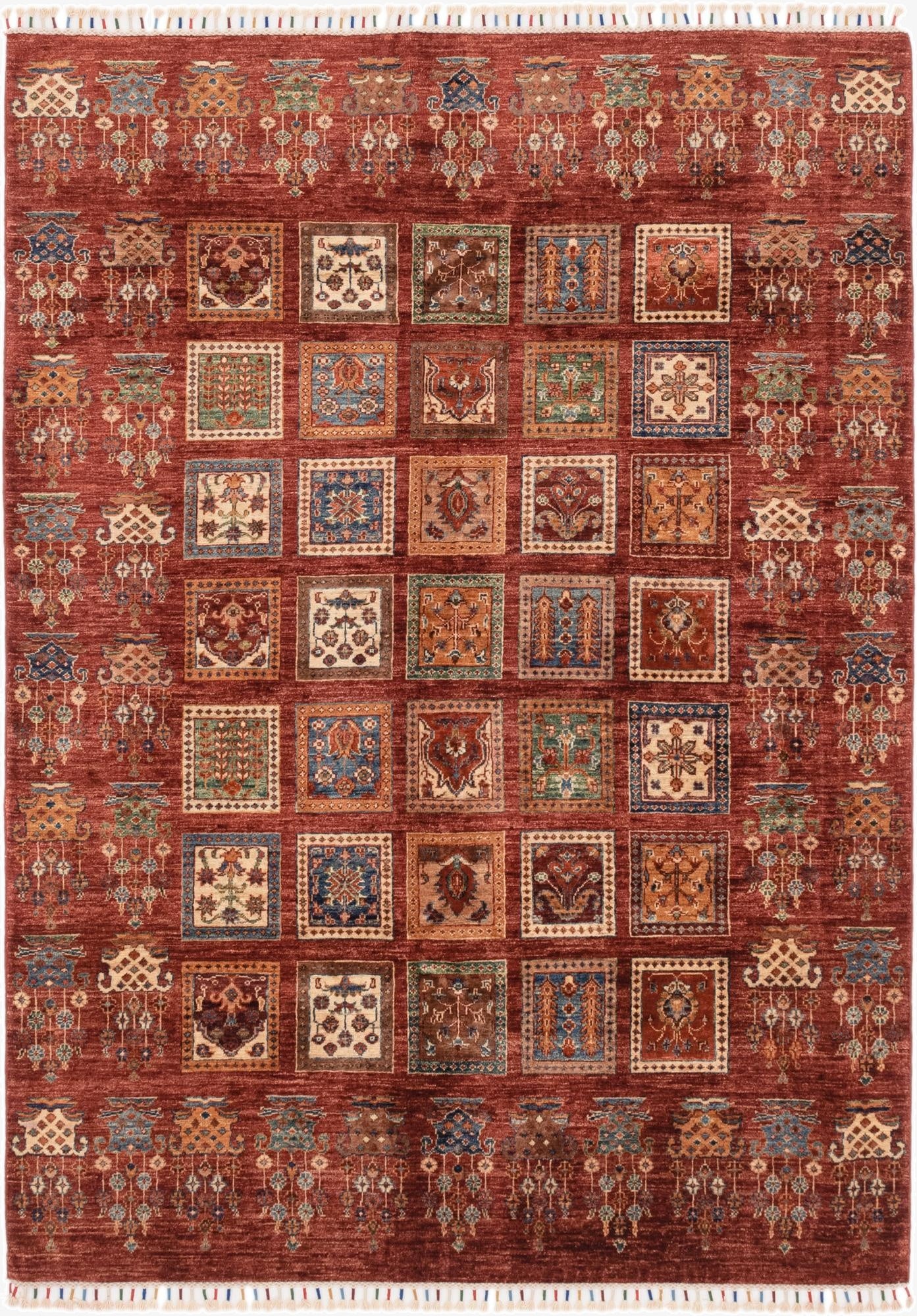 5' 9 x 8'  Hand Knotted Ariana Ziegler Rug