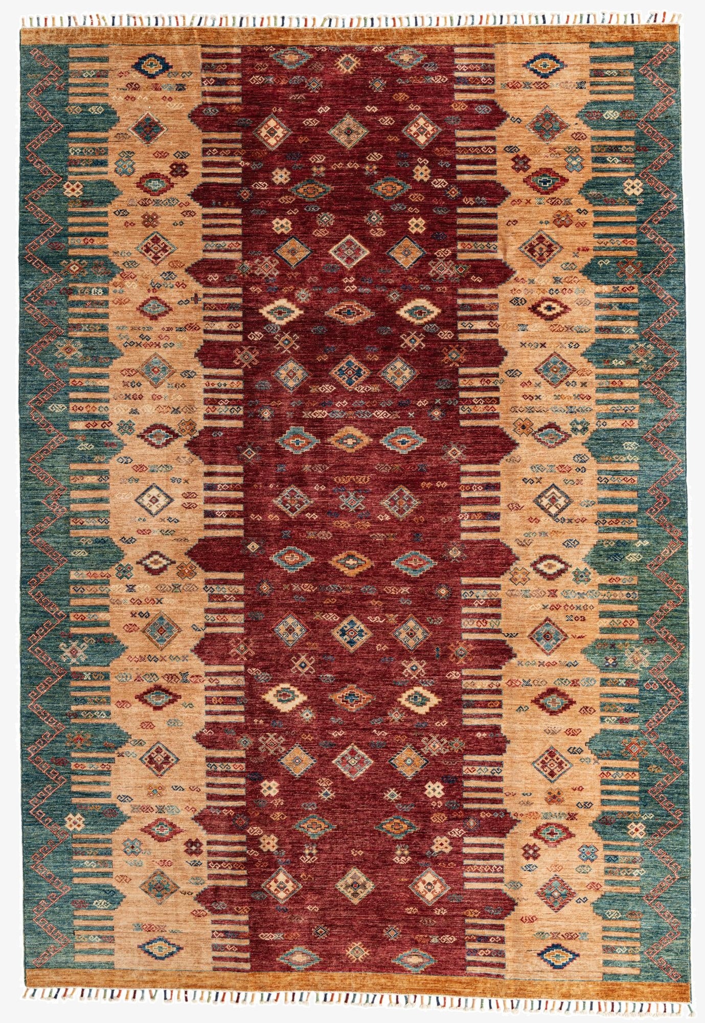 6' 10 x 9' 10  Hand Knotted Ariana Ziegler Oriental Rug