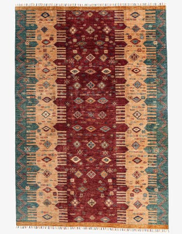 6' 10 x 9' 10 Hand Knotted Ariana Ziegler Oriental Rug