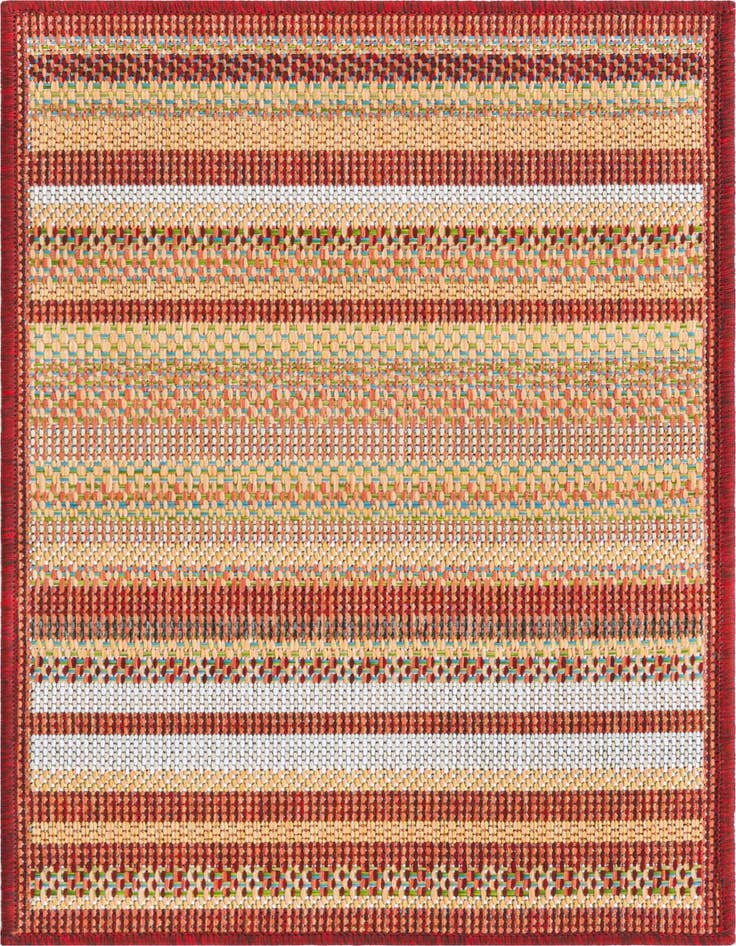 Detail image of 2' x 3' Easy-Clean Baja Indoor / Outdoor Rug