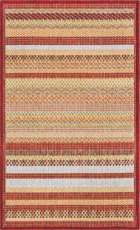 Detail image of 2' x 3' Easy-Clean Baja Indoor / Outdoor Rug
