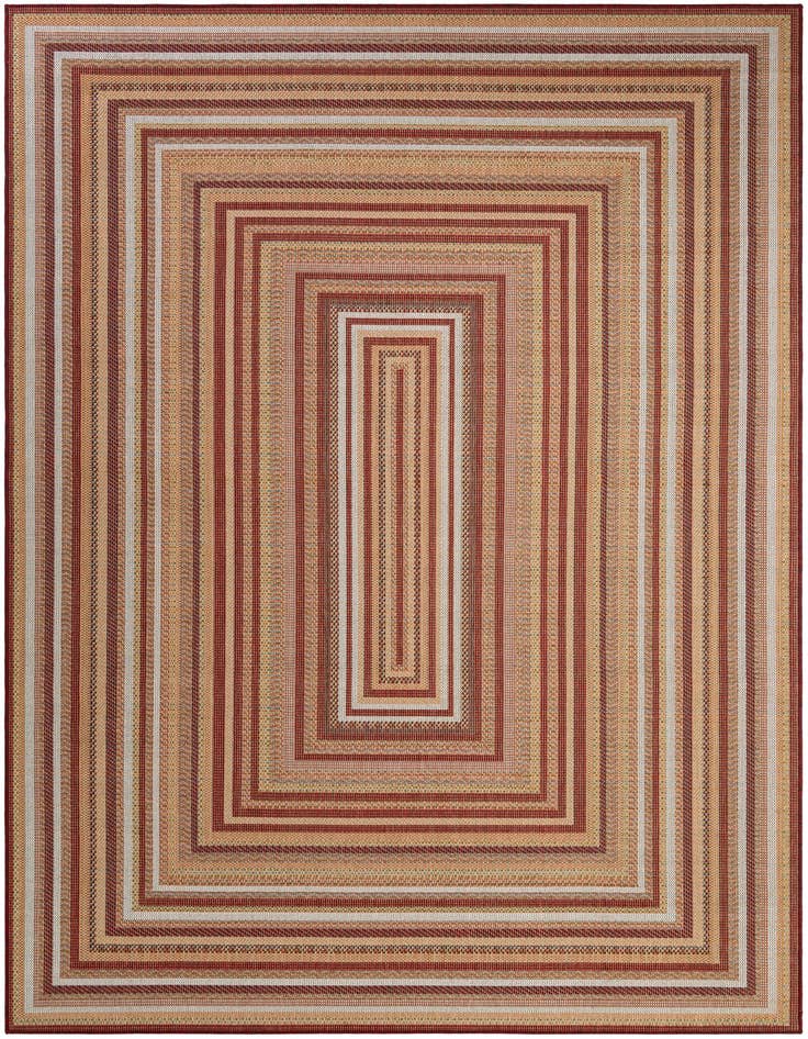 Detail image of 7' 10 x 11' Easy-Clean Baja Indoor / Outdoor Rug