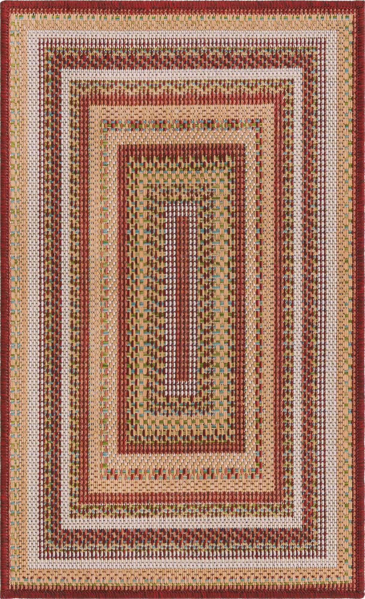 2' x 3'  Washable Baja Indoor / Outdoor Rug