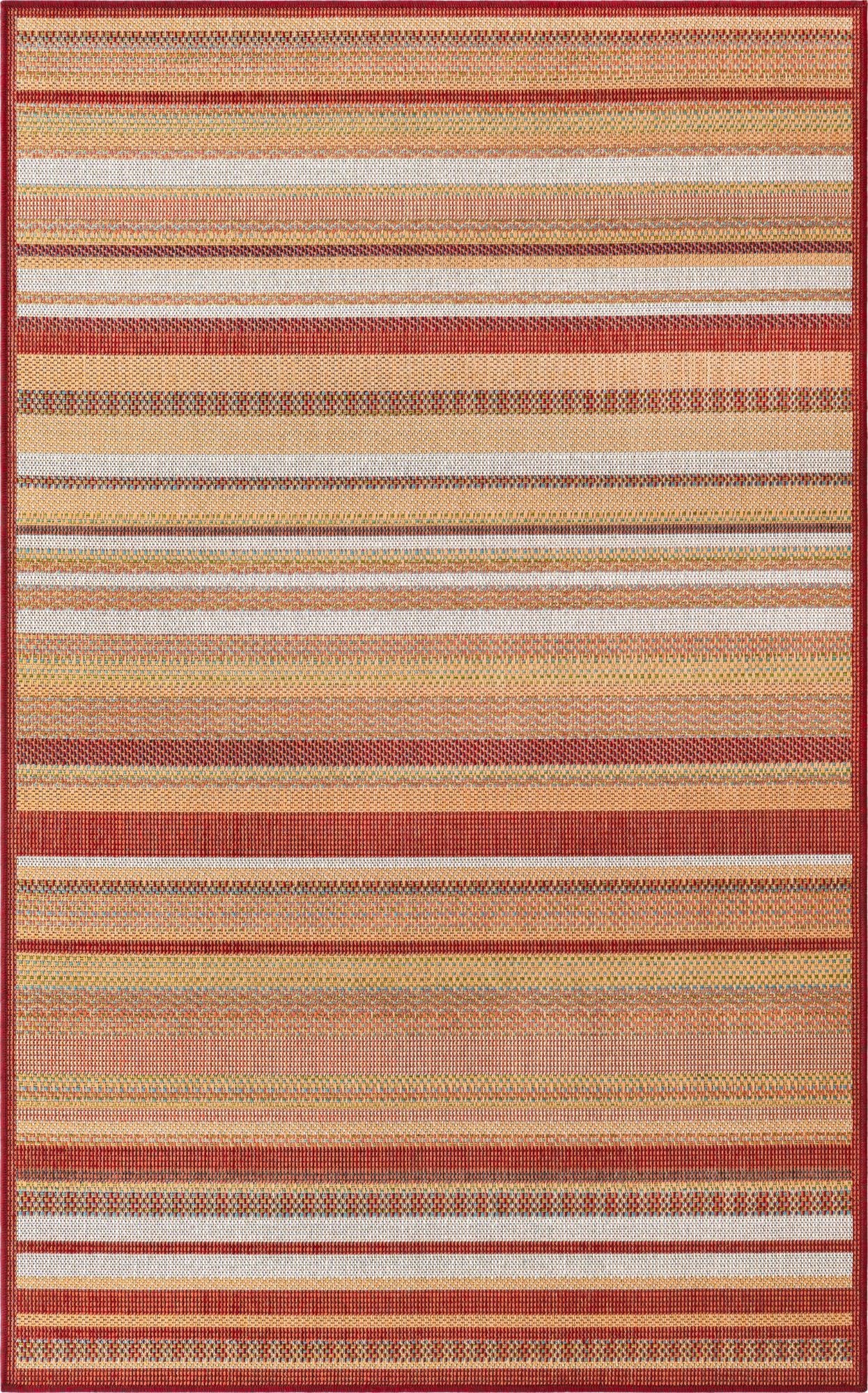 Primary image 5' 3 x 7' 7  Washable Baja Indoor / Outdoor Rug