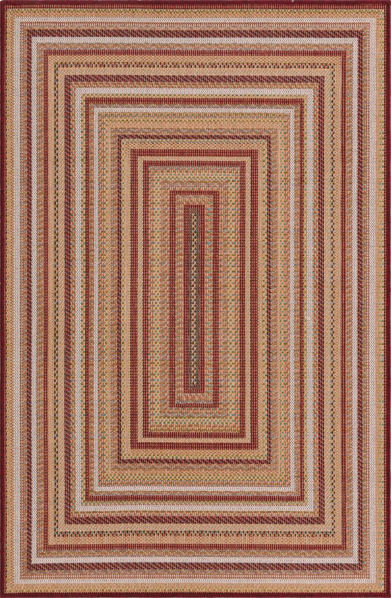 4' x 6'  Washable Baja Indoor / Outdoor Rug