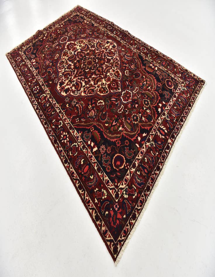 Detail image of 7' x 11' 3  Hand Knotted Bakhtiar Persian Wool Rug