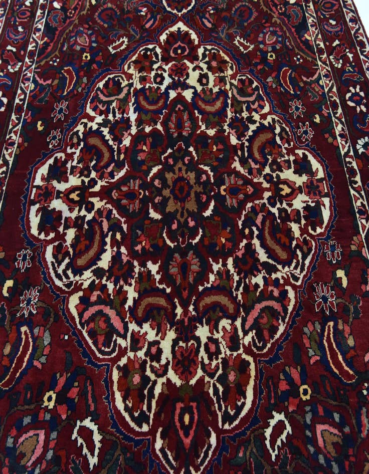 Detail image of 7' x 11' 3  Hand Knotted Bakhtiar Persian Wool Rug