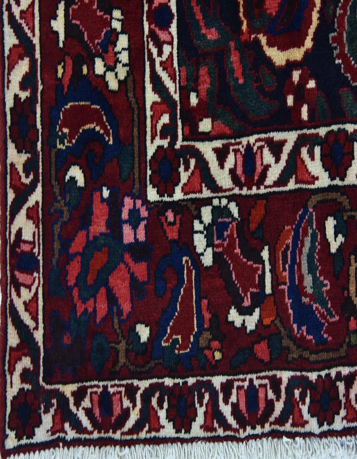 Detail image of 7' x 11' 3  Hand Knotted Bakhtiar Persian Wool Rug