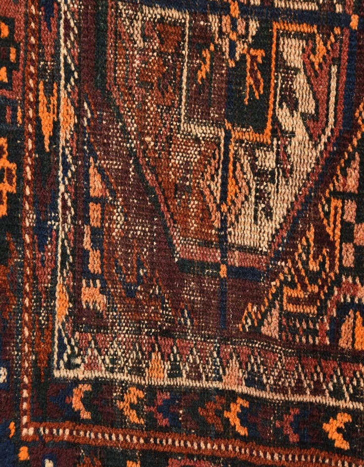 Detail image of 3' x 6' 5  Hand Knotted Bakhtiar Persian Wool Rug