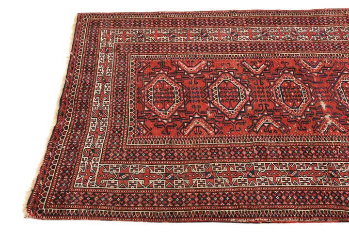 3' 7 x 5' Hand Knotted Bakhtiar Persian Wool Rug