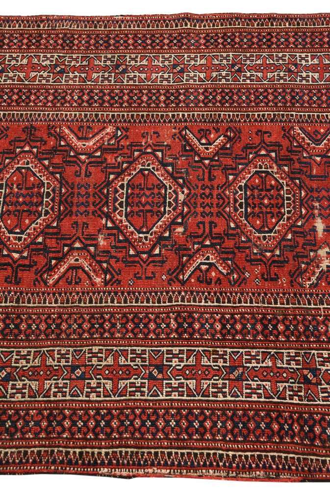 3' 7 x 5' Hand Knotted Bakhtiar Persian Wool Rug