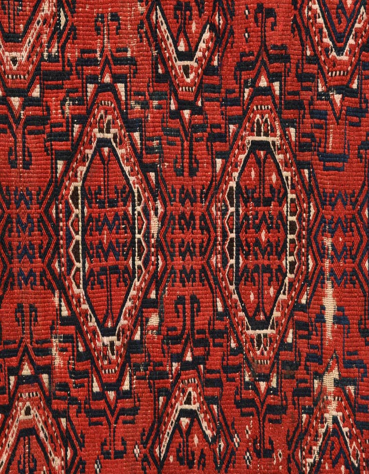 Detail image of 3' 7 x 5' Hand Knotted Bakhtiar Persian Wool Rug