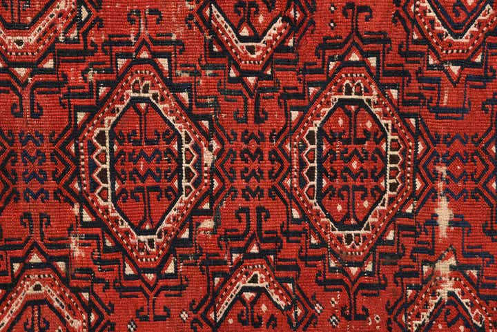 3' 7 x 5' Hand Knotted Bakhtiar Persian Wool Rug