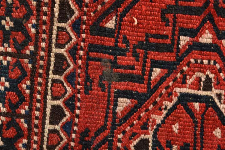 3' 7 x 5' Hand Knotted Bakhtiar Persian Wool Rug