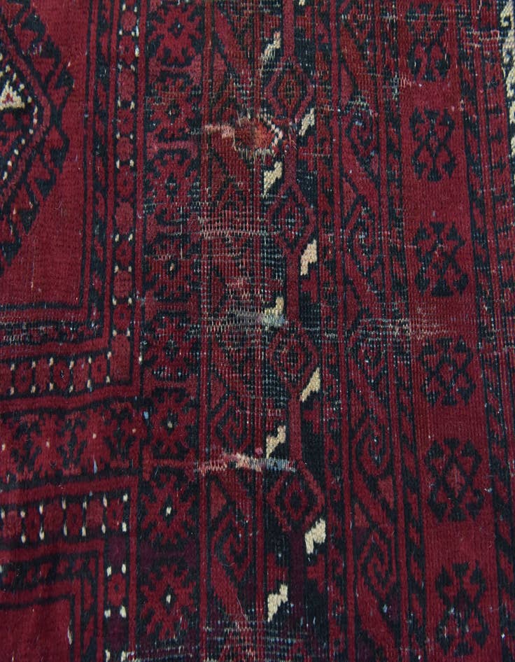 Detail image of 3' 5 x 6' Hand Knotted Balouch Persian Wool Rug