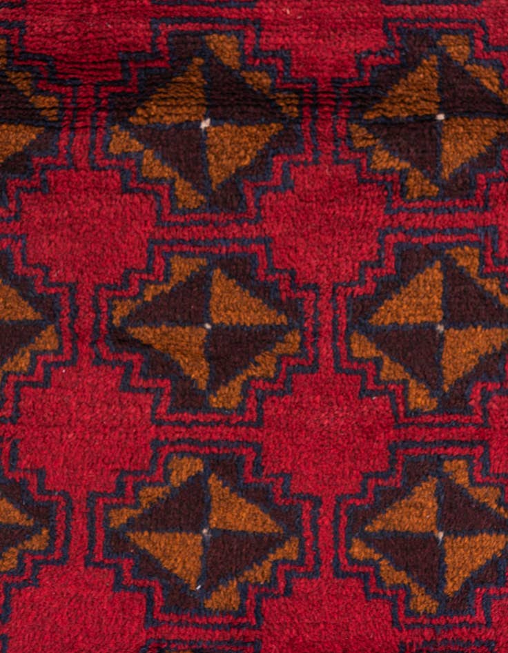 Detail image of 2' 8 x 4' 9  Hand Knotted Balouch Persian Wool Rug