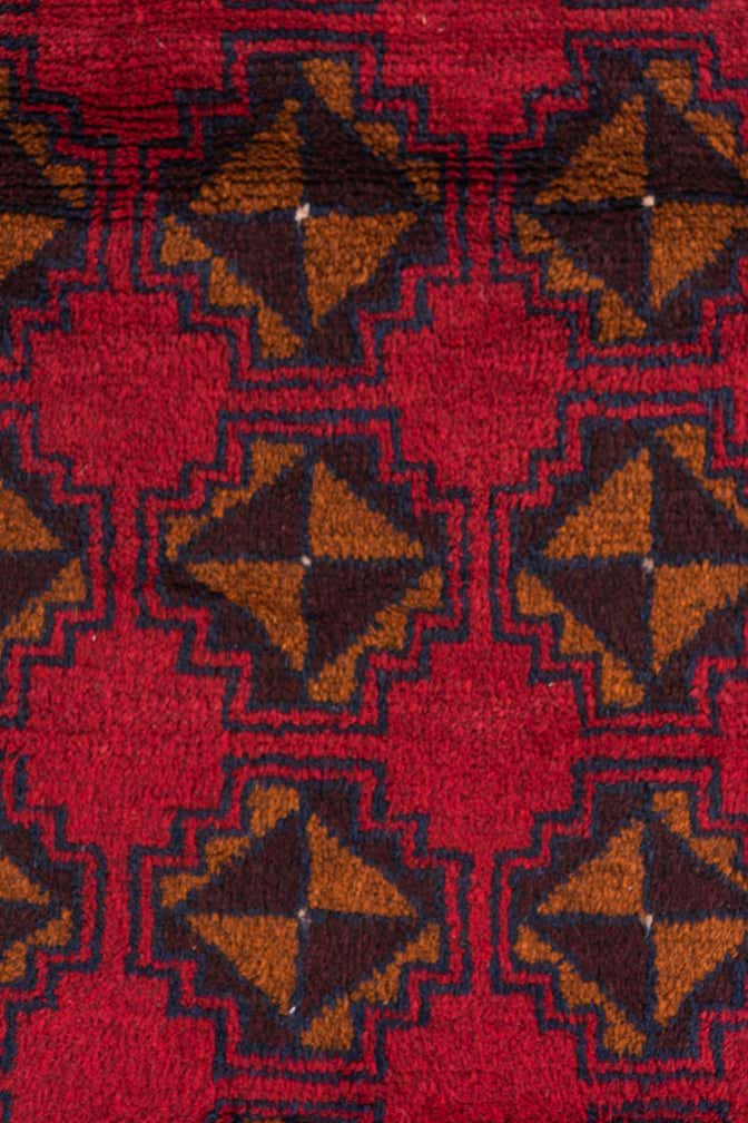 2' 8 x 4' 9 Hand Knotted Balouch Persian Wool Rug