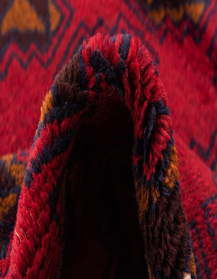 Detail image of 2' 8 x 4' 9  Hand Knotted Balouch Persian Wool Rug