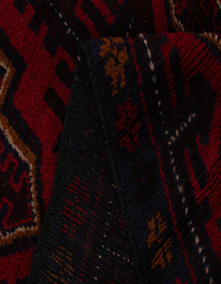 Detail image of 2' 9 x 4' 10  Hand Knotted Balouch Persian Wool Rug