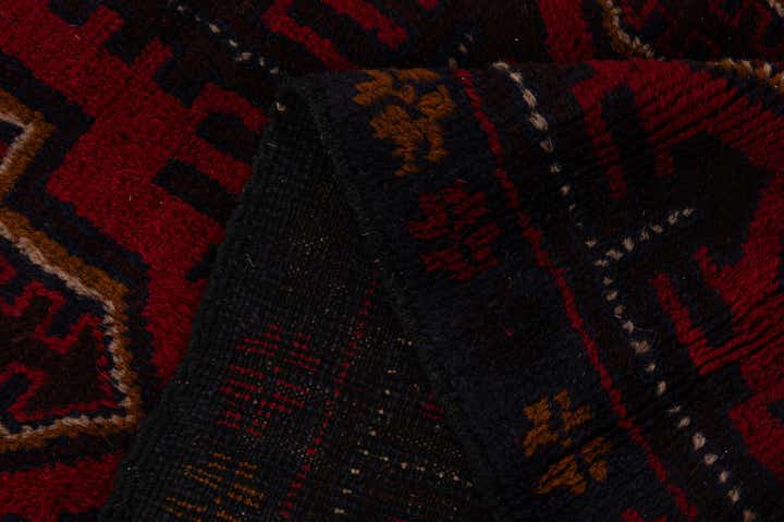 2' 9 x 4' 10 Hand Knotted Balouch Persian Wool Rug