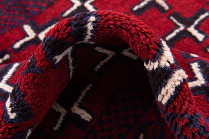 2' 10 x 4' 7 Hand Knotted Balouch Persian Wool Rug