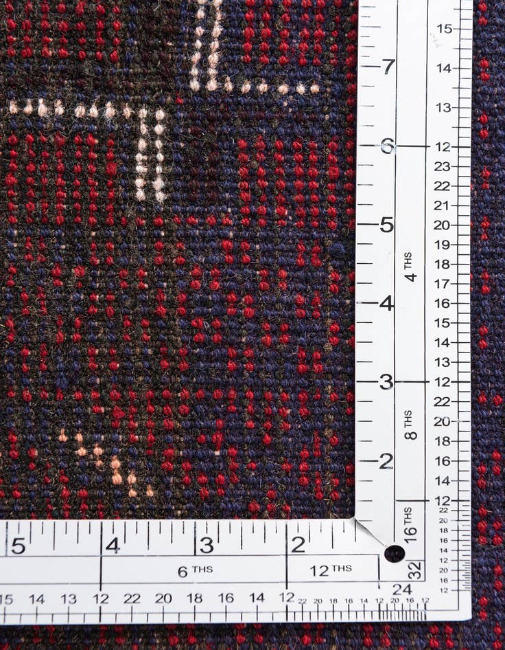 Detail image of 2' 10 x 4' 7  Hand Knotted Balouch Persian Wool Rug