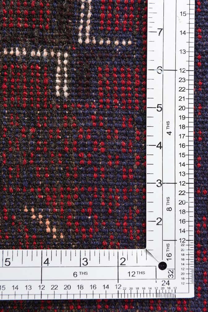 2' 10 x 4' 7 Hand Knotted Balouch Persian Wool Rug