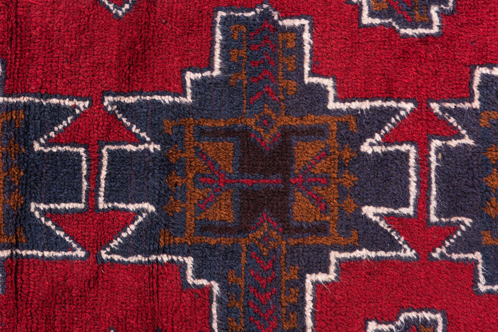 2' 10 x 4' 9 Hand Knotted Balouch Persian Wool Rug