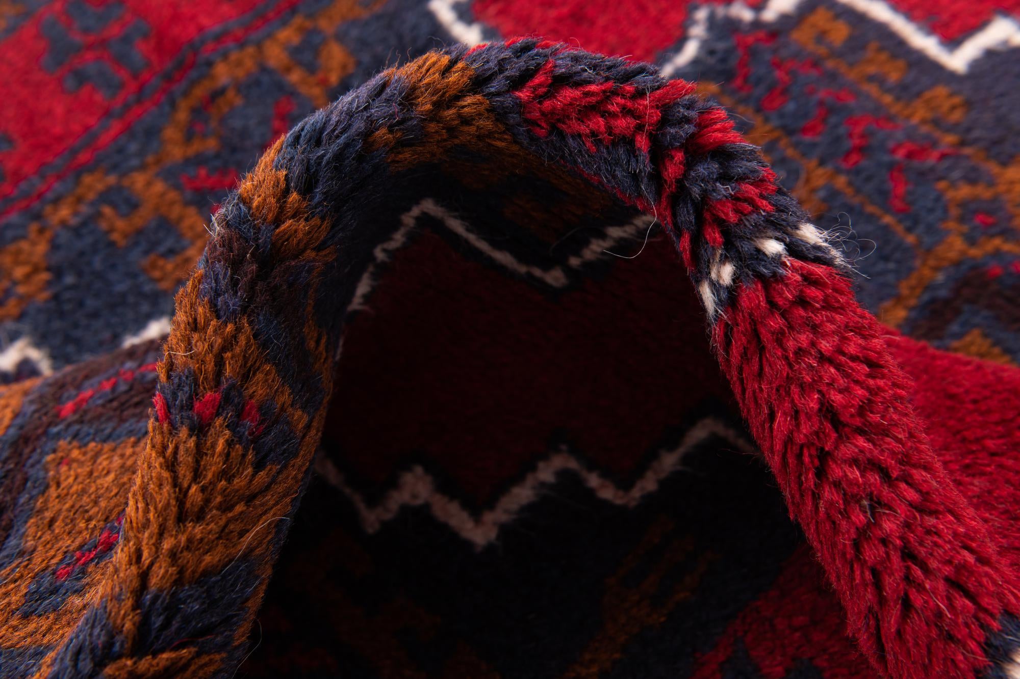 2' 10 x 4' 9 Hand Knotted Balouch Persian Wool Rug
