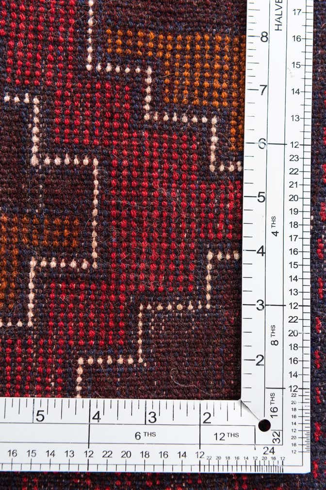 3' x 4' 8 Hand Knotted Balouch Persian Wool Rug