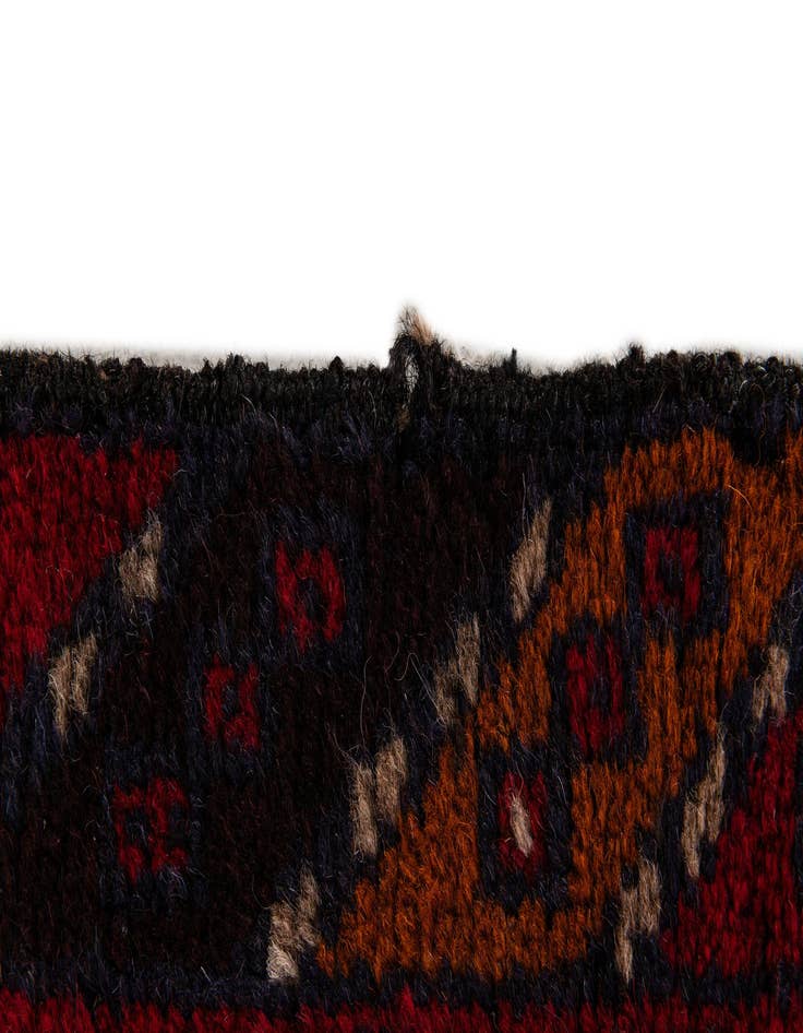 Detail image of 2' 10 x 4' 9  Hand Knotted Balouch Persian Wool Rug