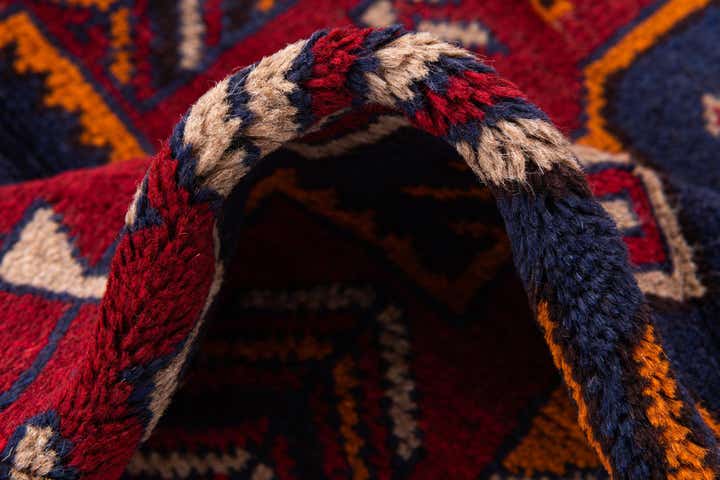 2' 9 x 4' 9 Hand Knotted Balouch Persian Wool Rug