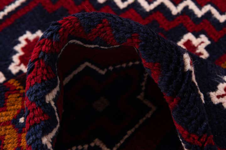 3' x 4' 7 Hand Knotted Balouch Persian Wool Rug