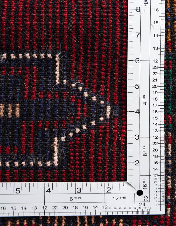 Detail image of 3' x 4' 7  Hand Knotted Balouch Persian Wool Rug