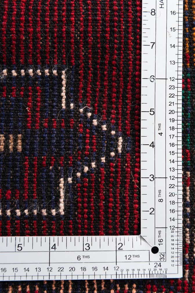 3' x 4' 7 Hand Knotted Balouch Persian Wool Rug