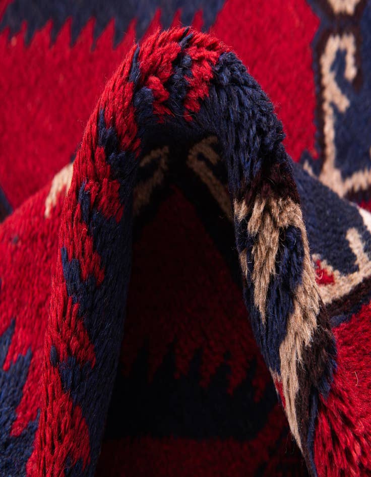 Detail image of 3' x 4' 7  Hand Knotted Balouch Persian Wool Rug