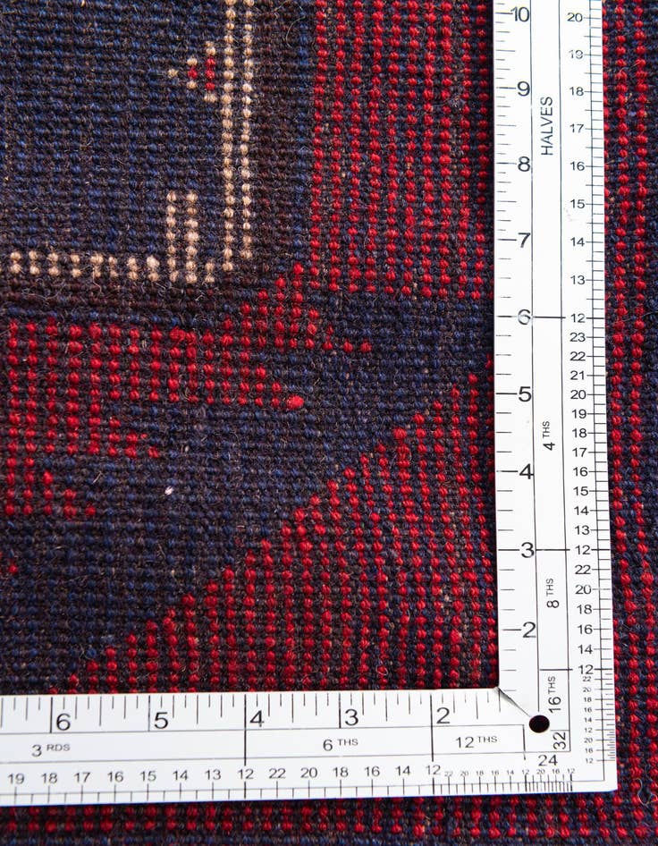 Detail image of 3' x 4' 7  Hand Knotted Balouch Persian Wool Rug