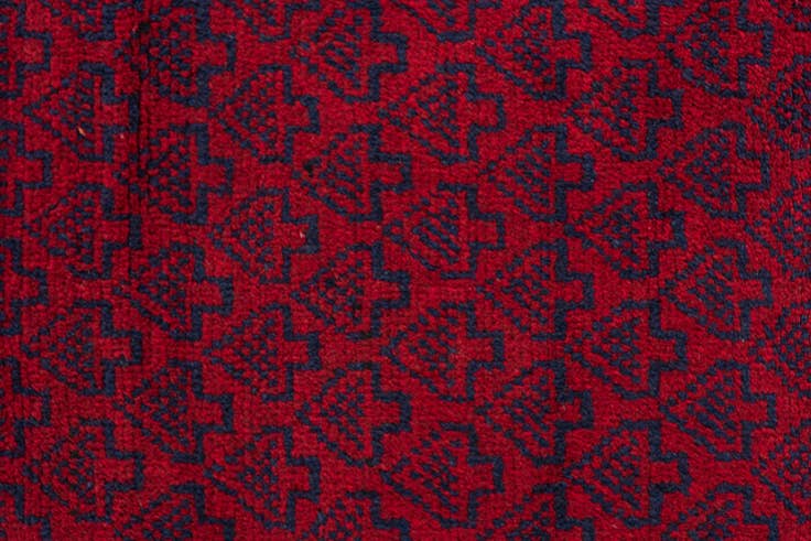 Detail image of 3' x 4' 5 Hand Knotted Balouch Persian Wool Rug