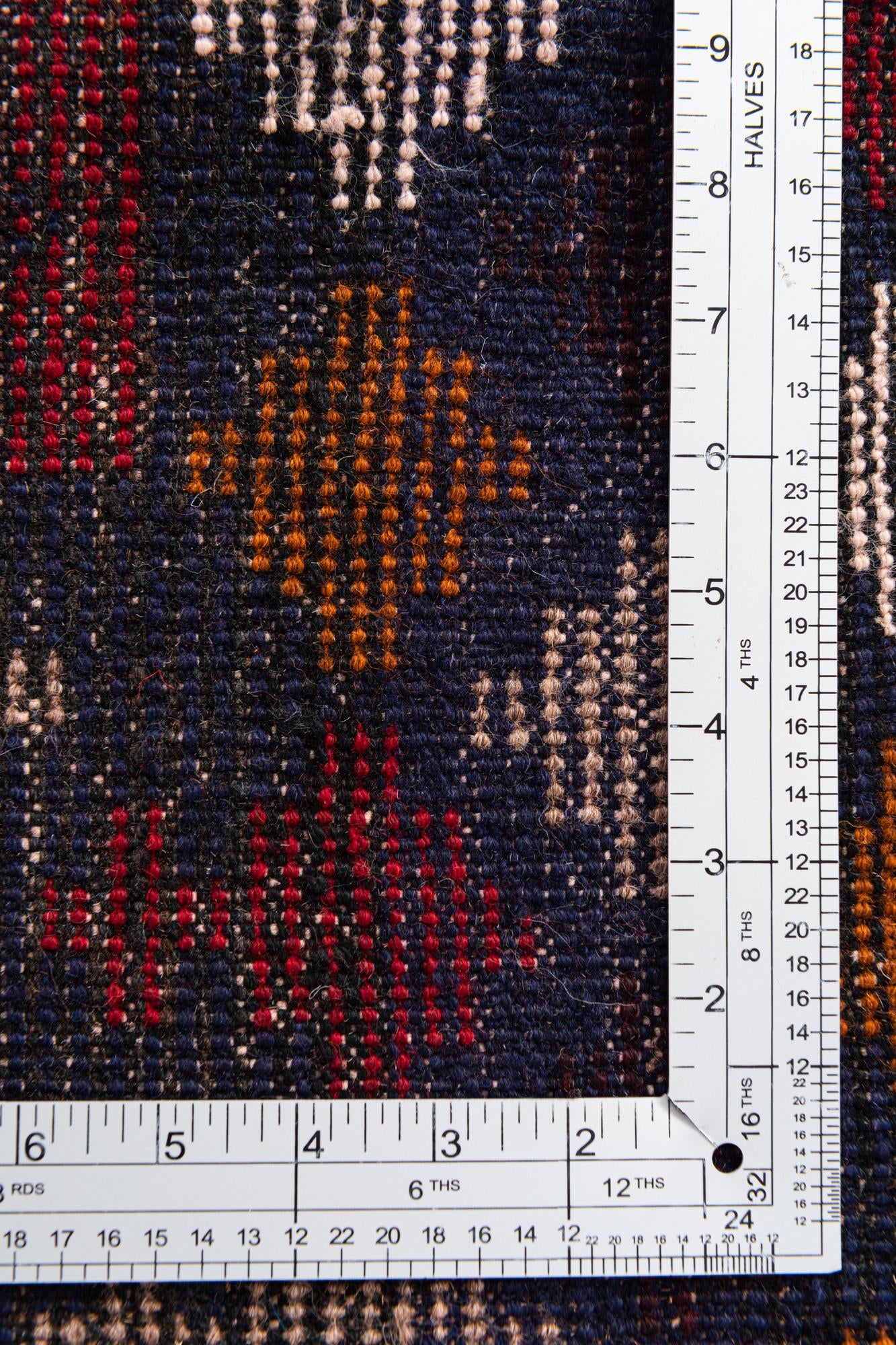 3' x 4' 5 Hand Knotted Balouch Persian Wool Rug